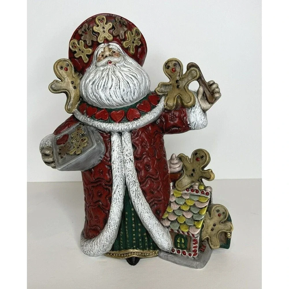 Collectors Gingerbread Man Santa 10